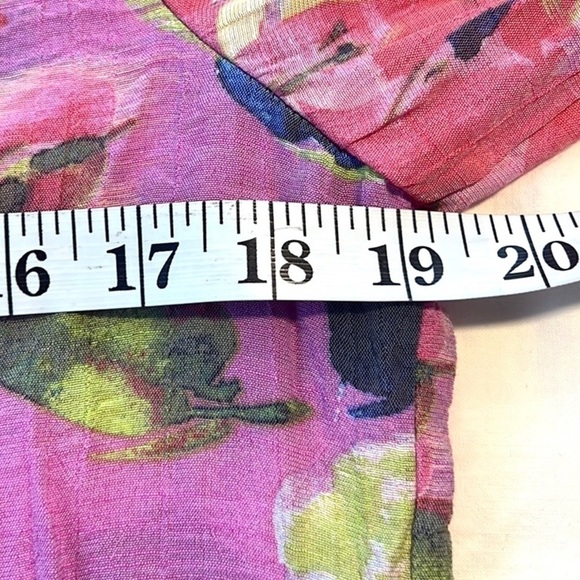 ⭐️NWT,Zac & Rachel,Gorgeous & Soft, Button-Front Blouse,Roll-up Sleeve,Size MP - Picture 9 of 12